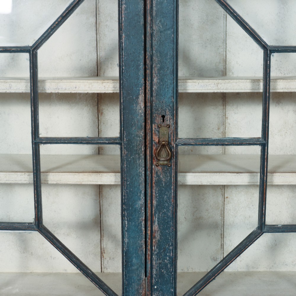 19th Century Painted Display Cabinet View IX