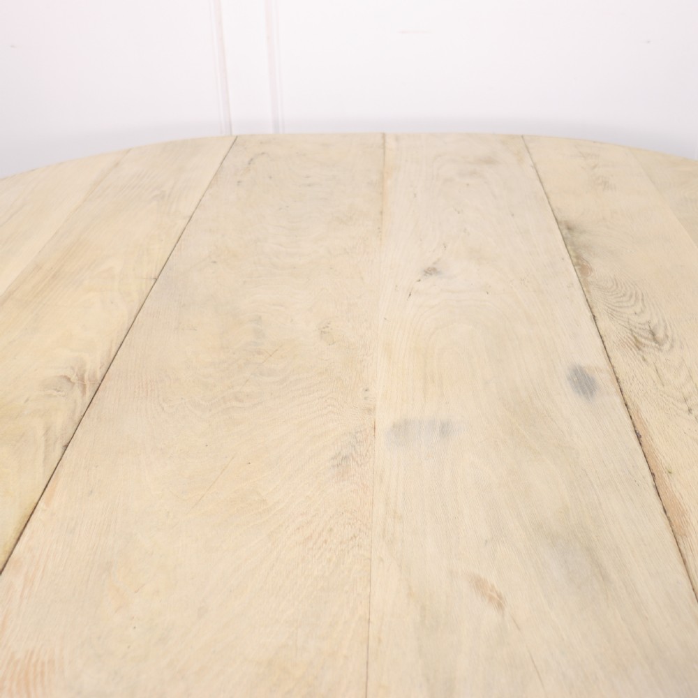 German Bleached Oak Drop Leaf Table View VI