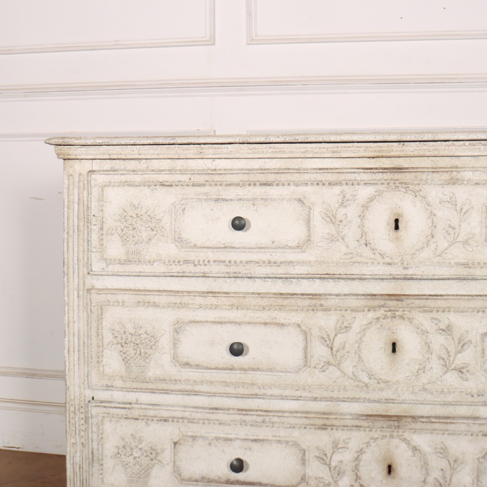 French Three Drawer Commode View II