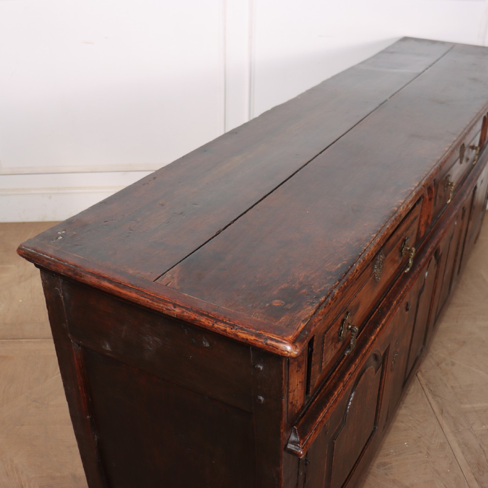 English Oak Dresser Base View XI