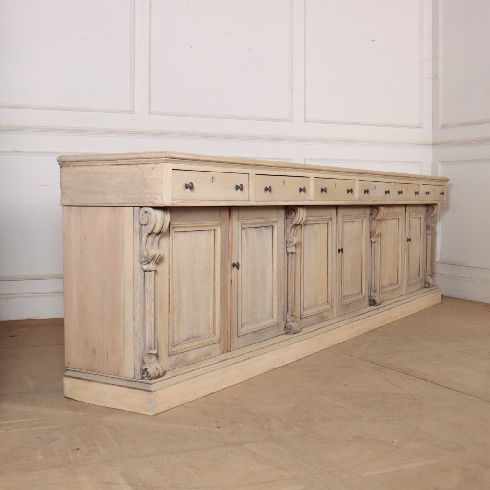 Scottish Bleached Oak Dresser Base