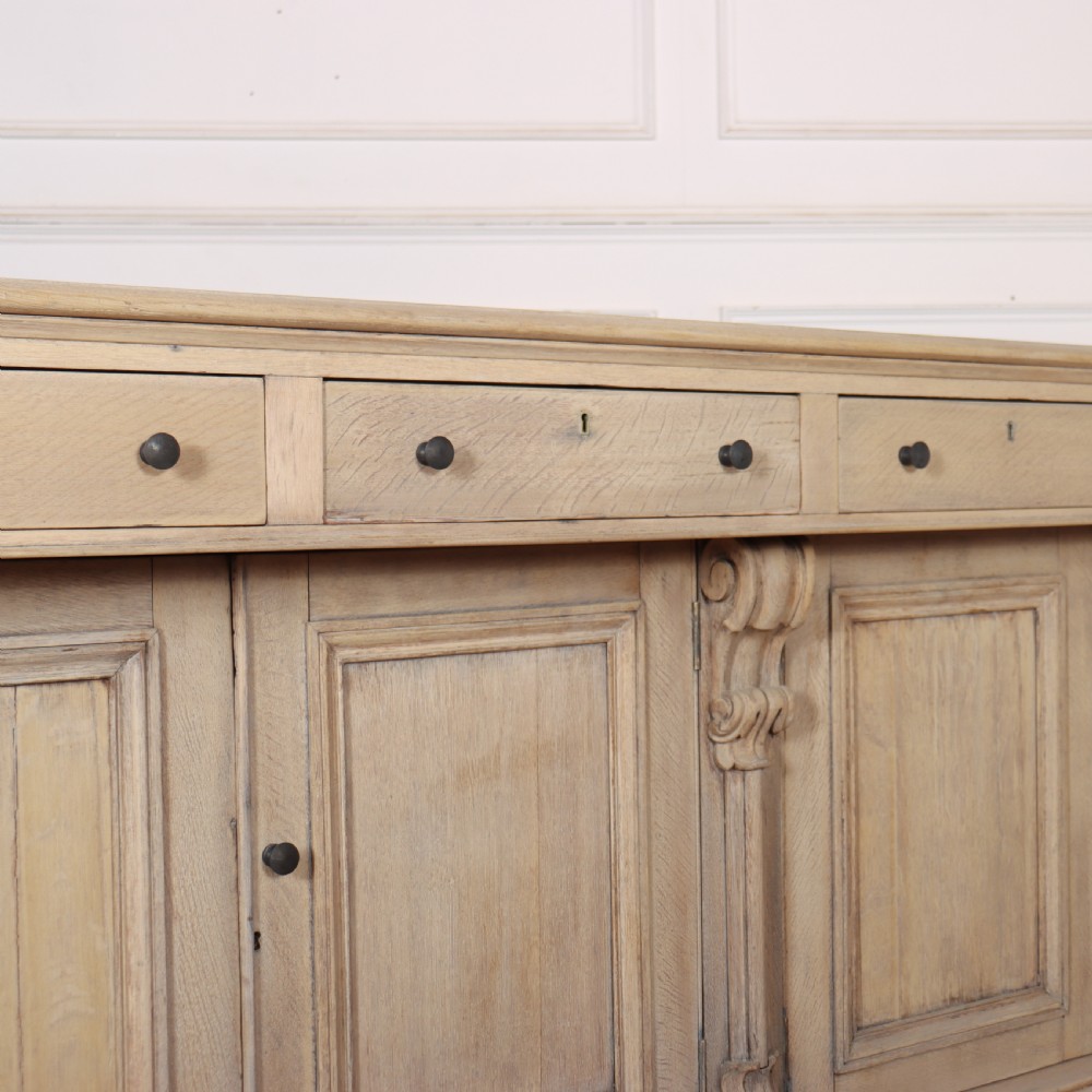 Scottish Bleached Oak Dresser Base View IV