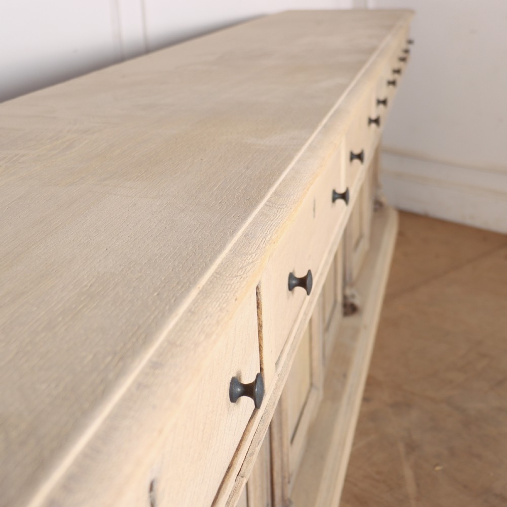 Scottish Bleached Oak Dresser Base View VI