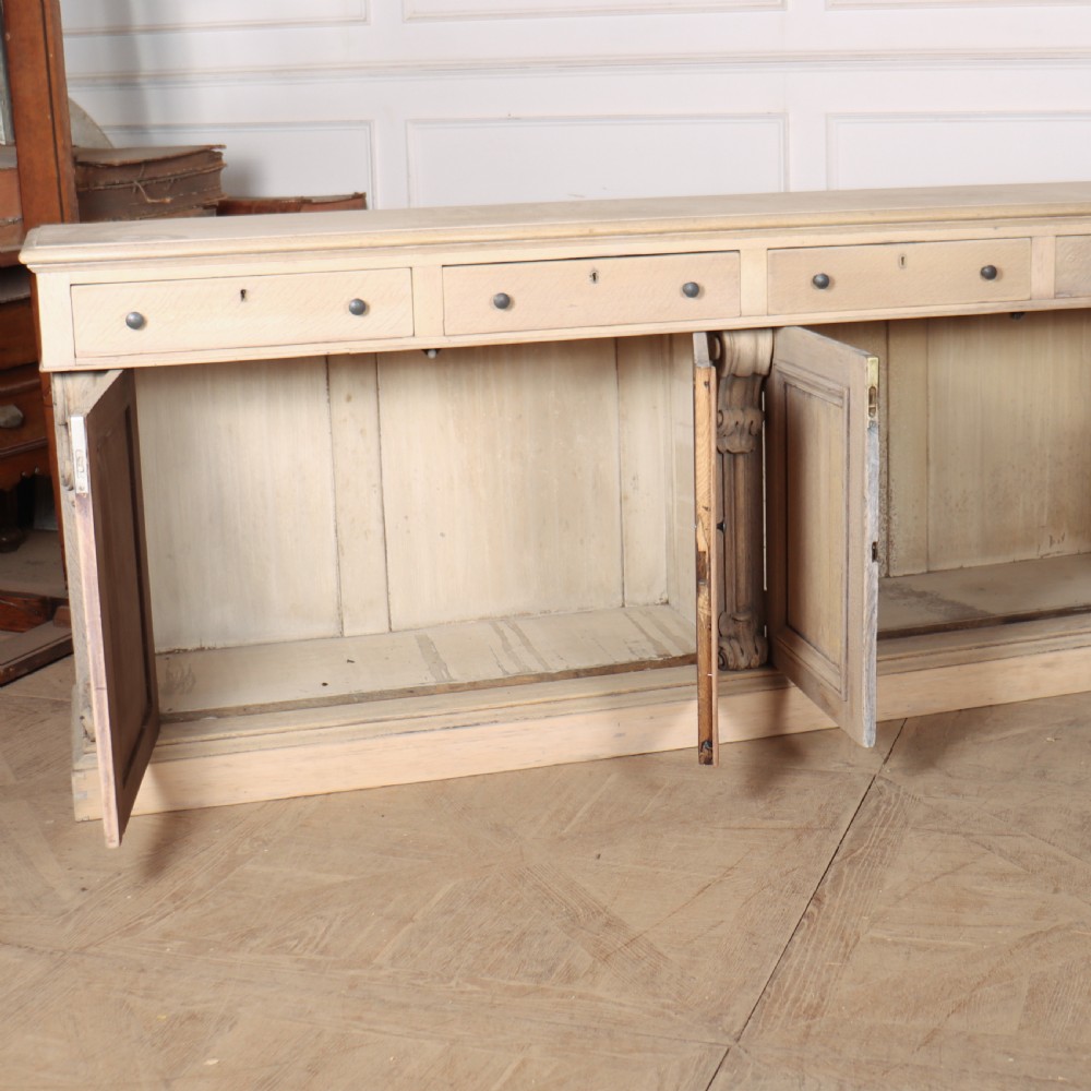 Scottish Bleached Oak Dresser Base View VII