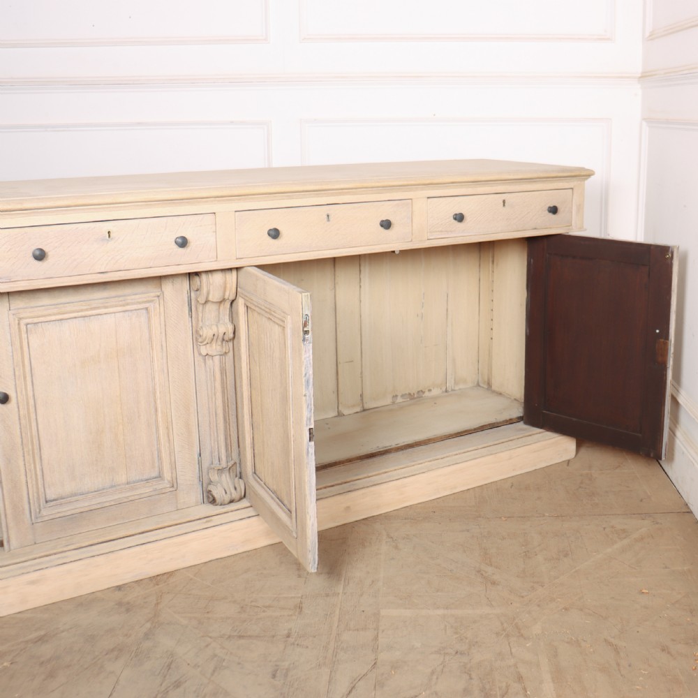 Scottish Bleached Oak Dresser Base View VIII