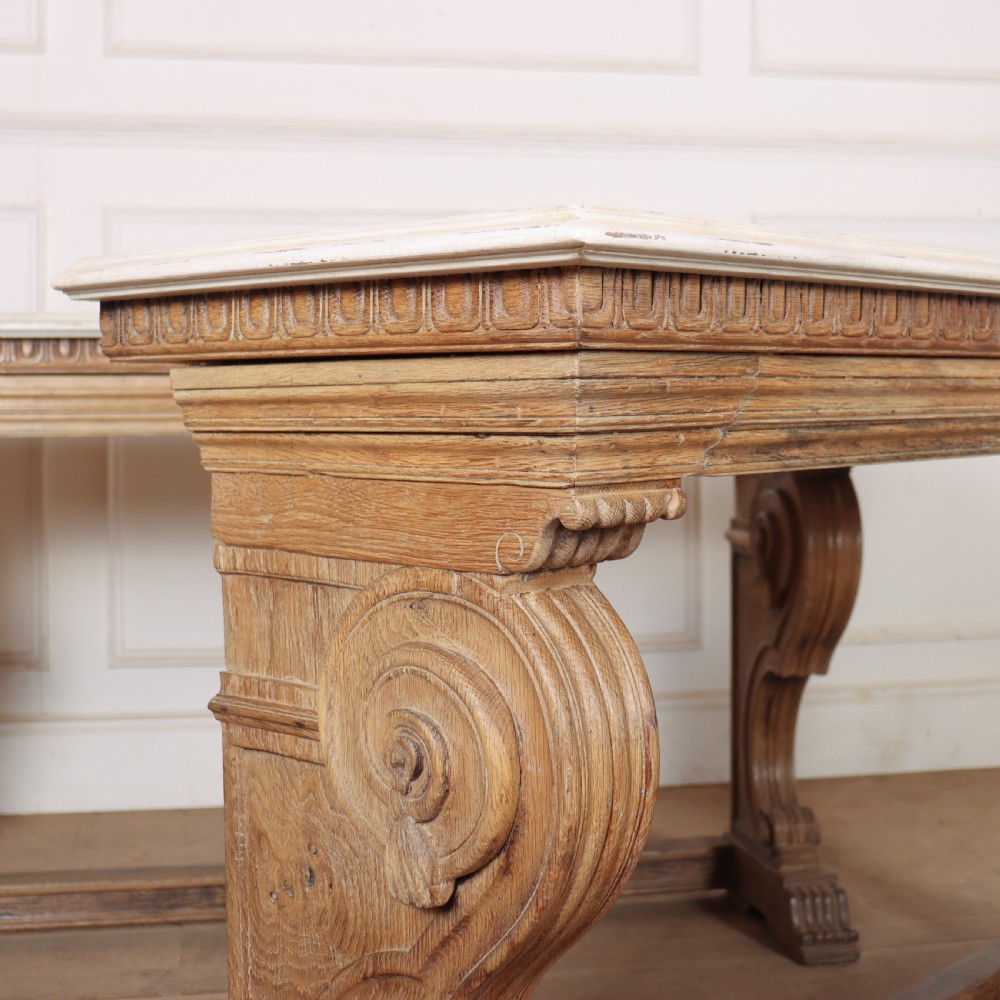 Pair of Dutch Carved Oak Console Tables View VII