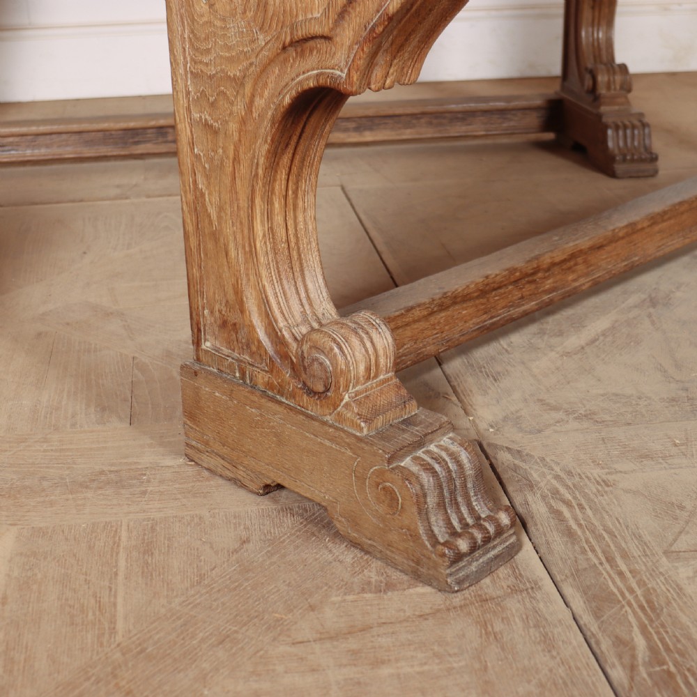 Pair of Dutch Carved Oak Console Tables View VIII