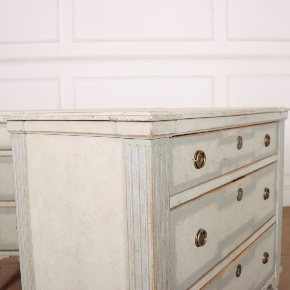 Pair of Painted Swedish Commodes View VII