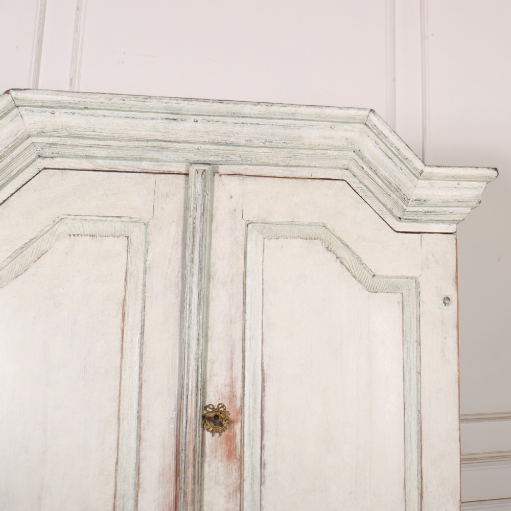 Swedish Painted Linen Cupboard View II