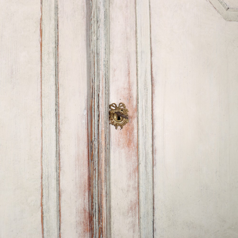 Swedish Painted Linen Cupboard View IV