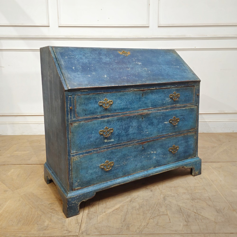 English Painted Bureau