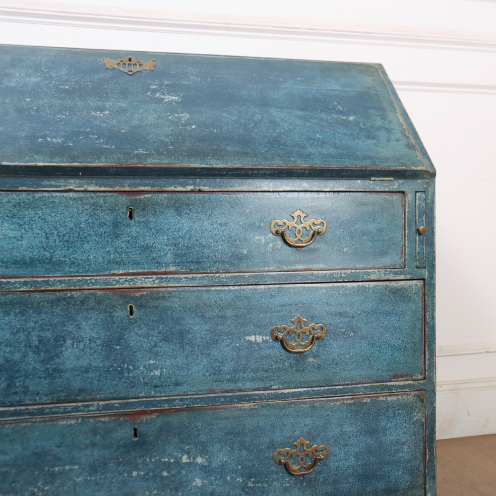 English Painted Bureau View VIII