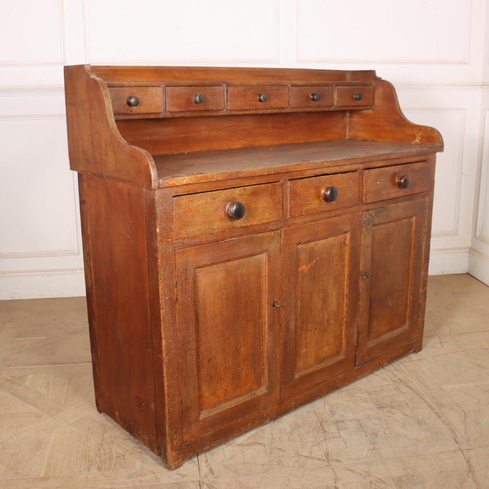 Original Painted Scottish Dresser Base