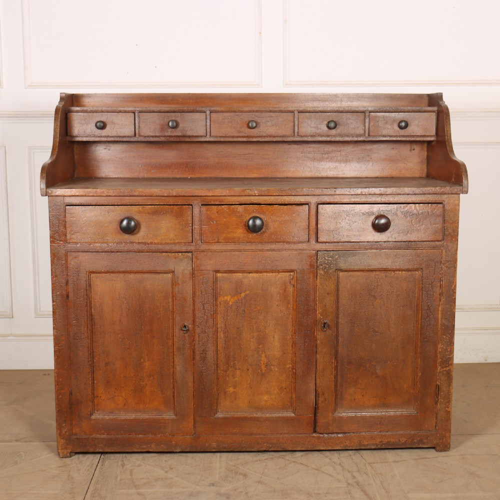 Original Painted Scottish Dresser Base View II