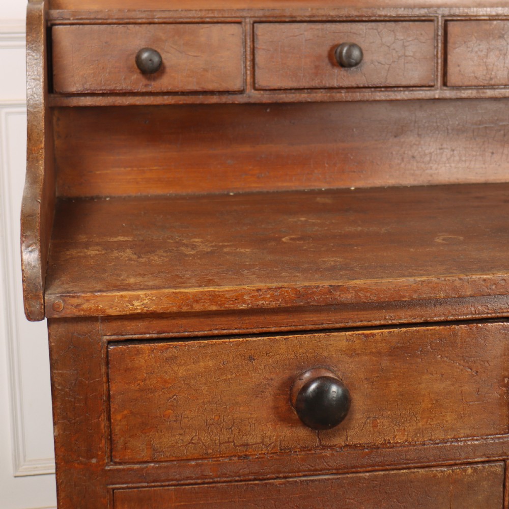Original Painted Scottish Dresser Base View V