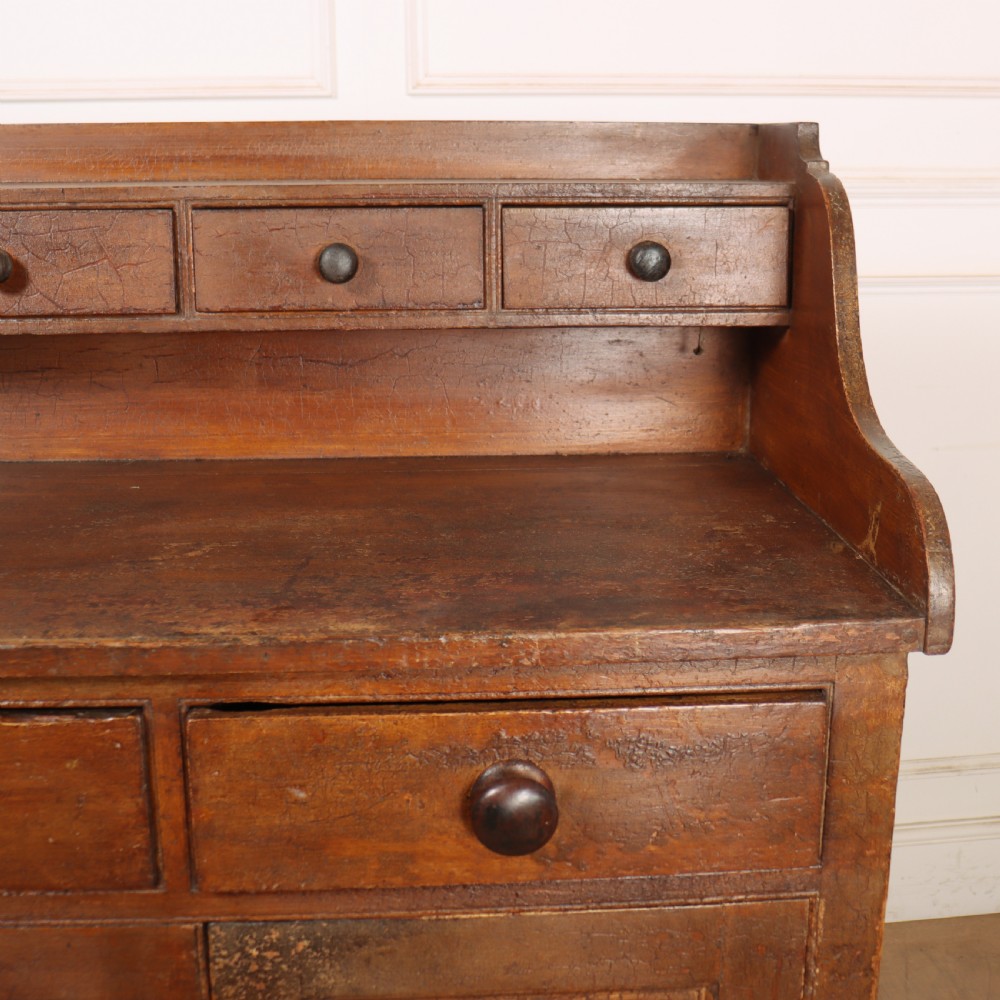 Original Painted Scottish Dresser Base View VI