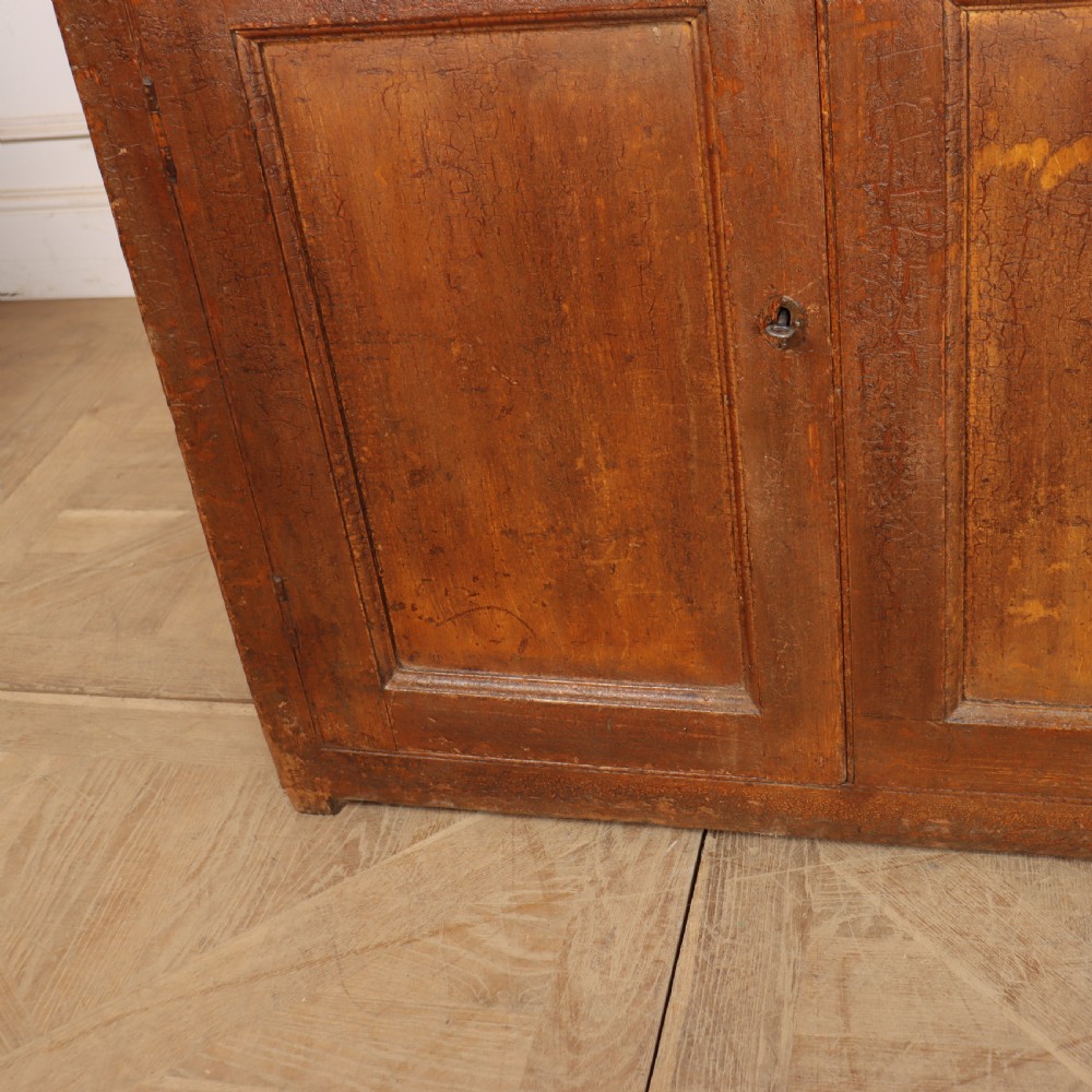 Original Painted Scottish Dresser Base View IX