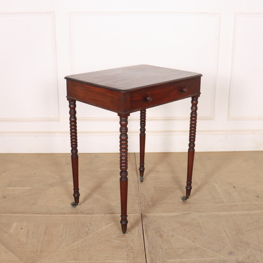 English Mahogany Side Table View V