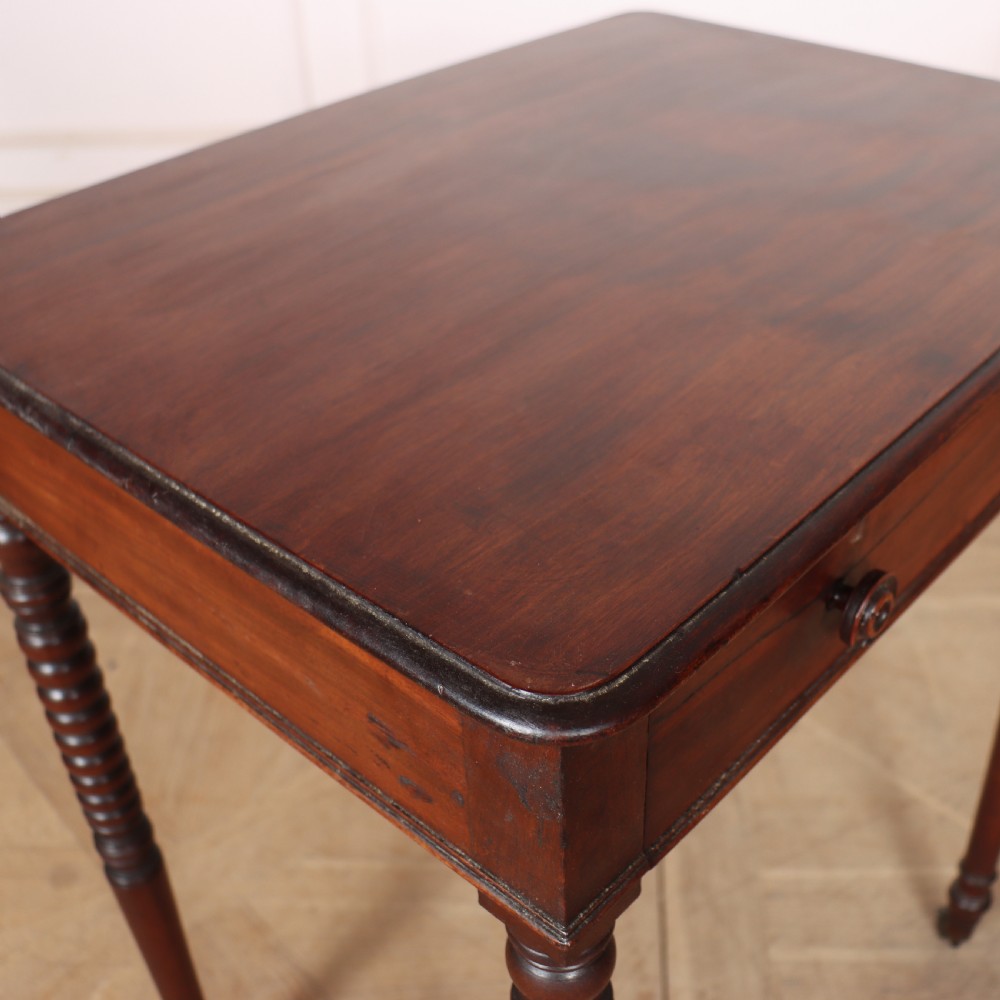 English Mahogany Side Table View VII