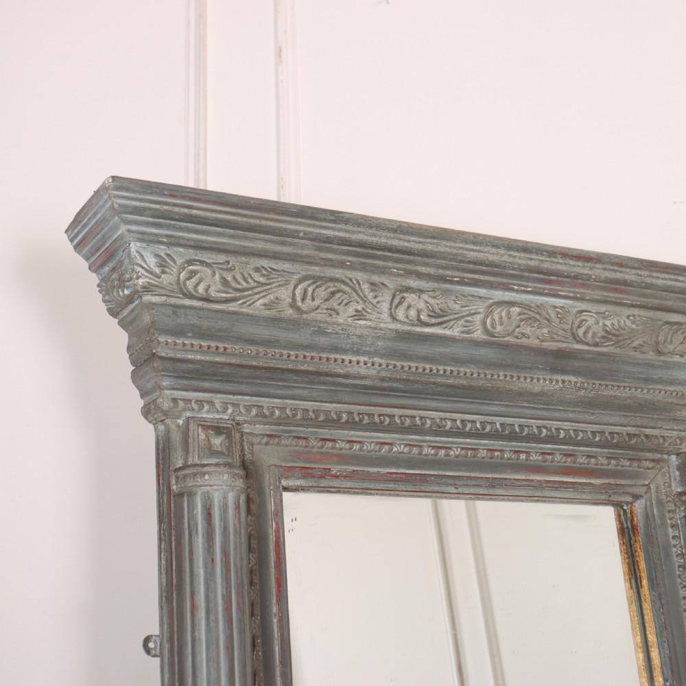 Tall French Painted Dressing Mirror View II