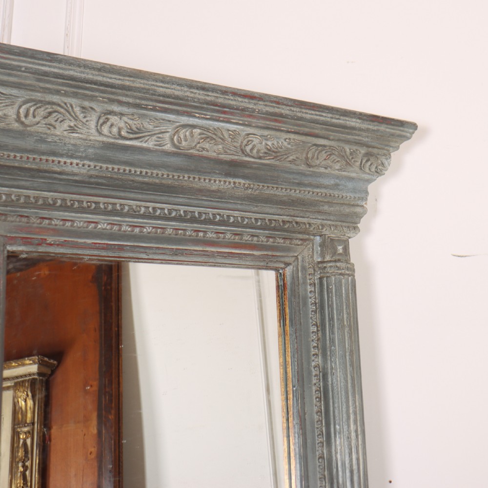 Tall French Painted Dressing Mirror View III