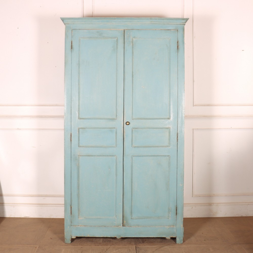 French Painted Linen Cupboard