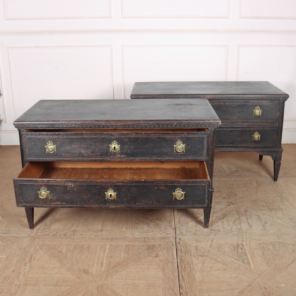 Pair of Danish Painted Commodes View VIII