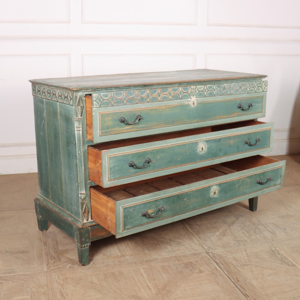 Large 18th Century Danish Commode View IX