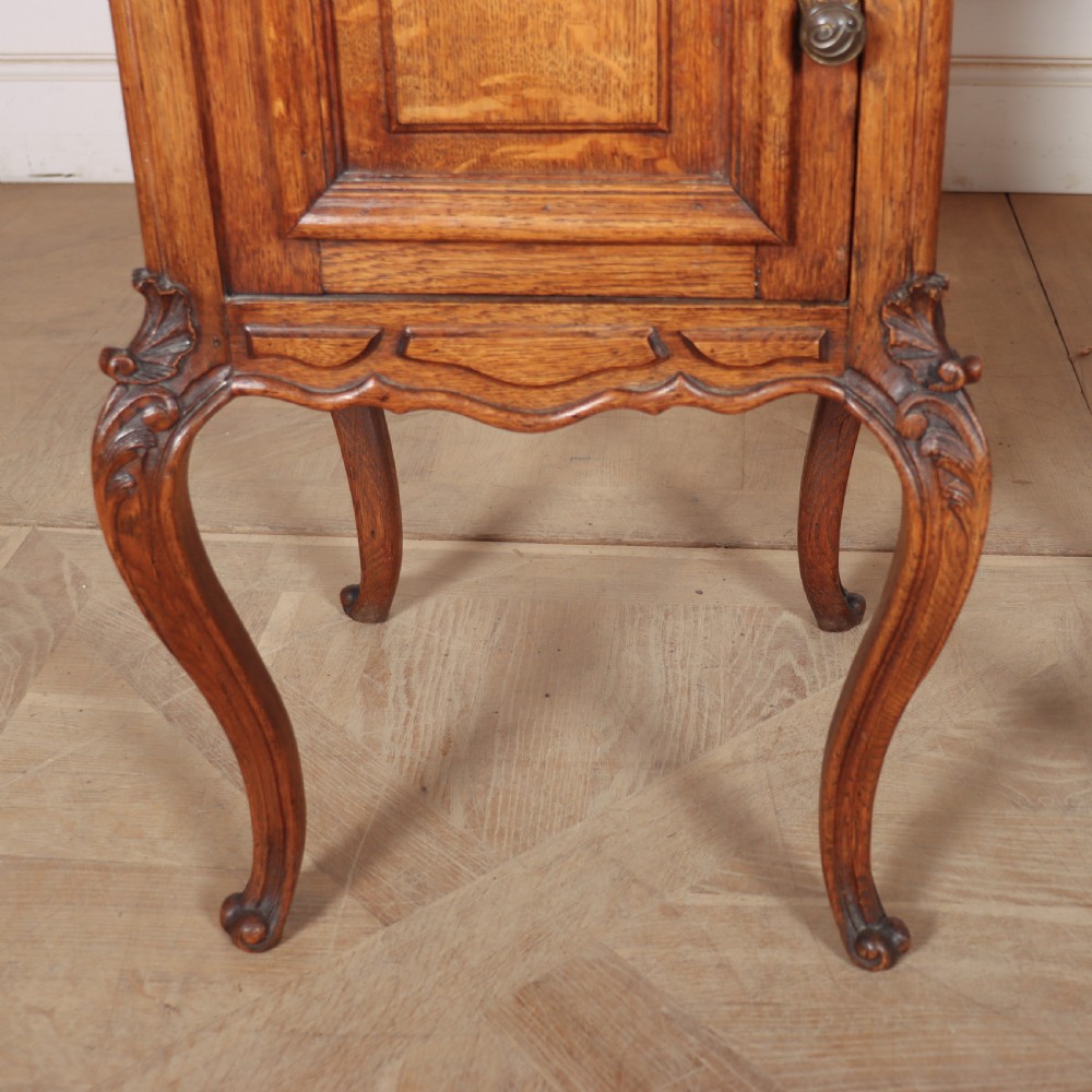 Pair of French Marble Topped Bedside Cabinets View XII