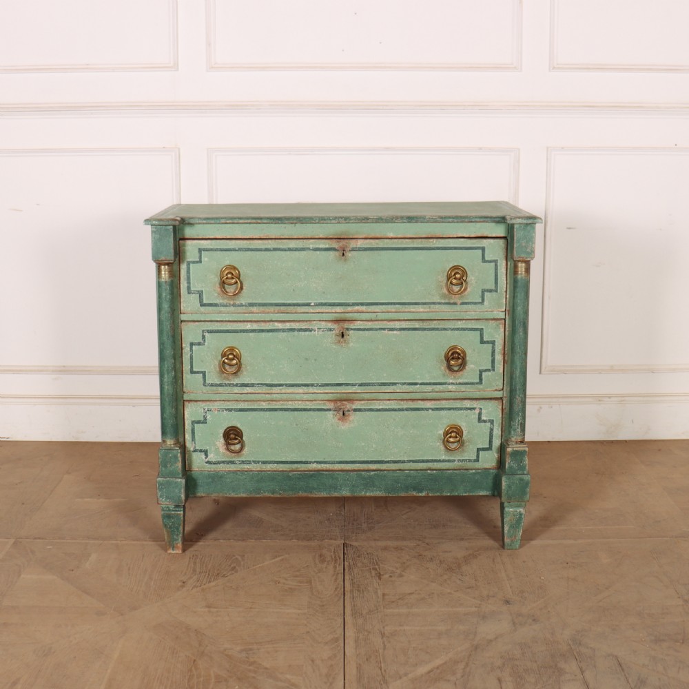 Dutch Painted Empire Commode
