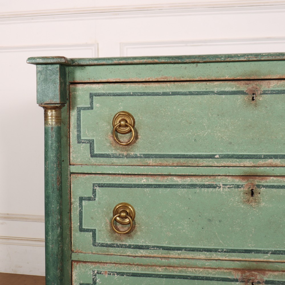 Dutch Painted Empire Commode View II