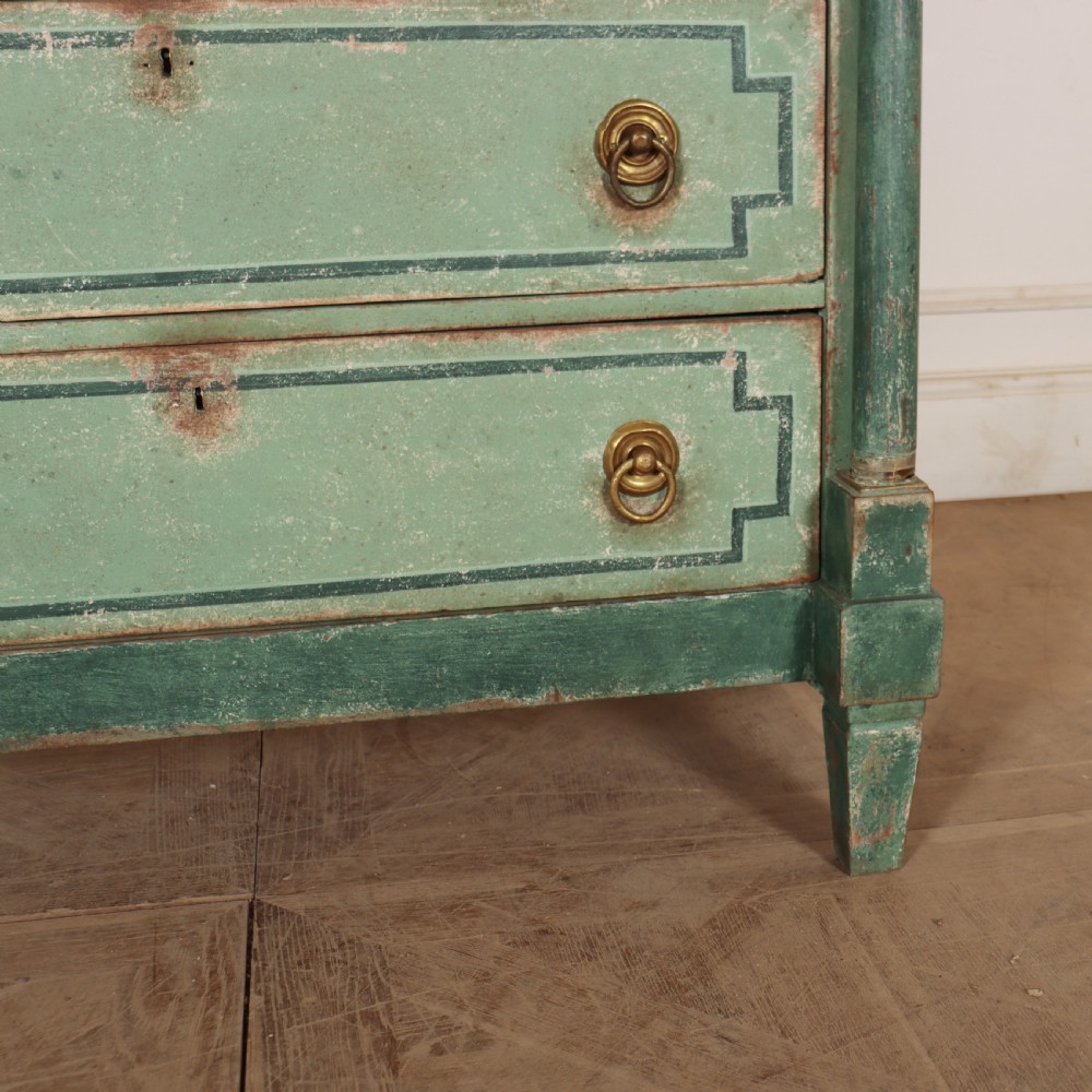 Dutch Painted Empire Commode View V