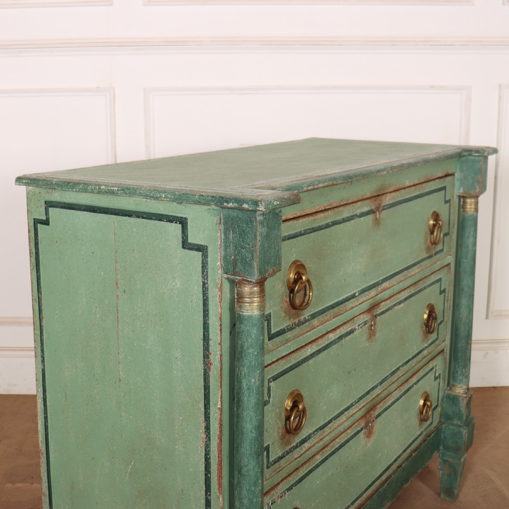 Dutch Painted Empire Commode View IX