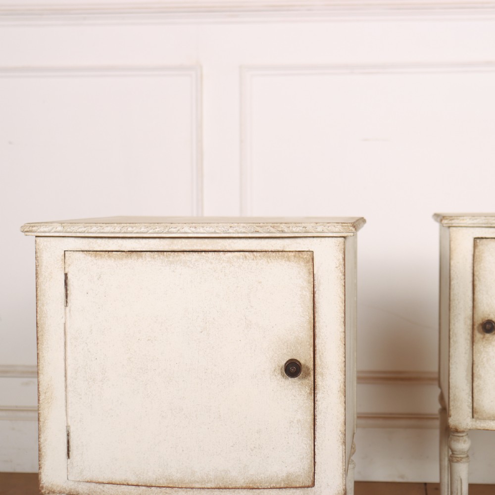 Pair of Swedish Bedside Cabinets View III