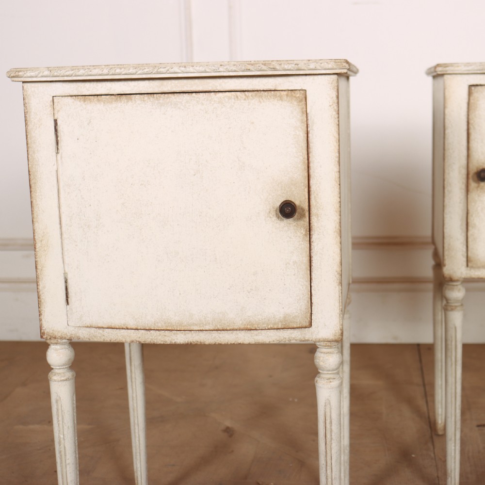 Pair of Swedish Bedside Cabinets View IV