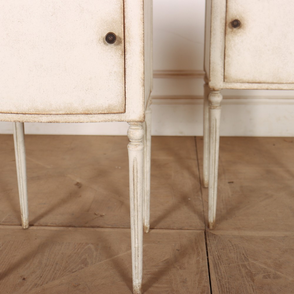 Pair of Swedish Bedside Cabinets View V