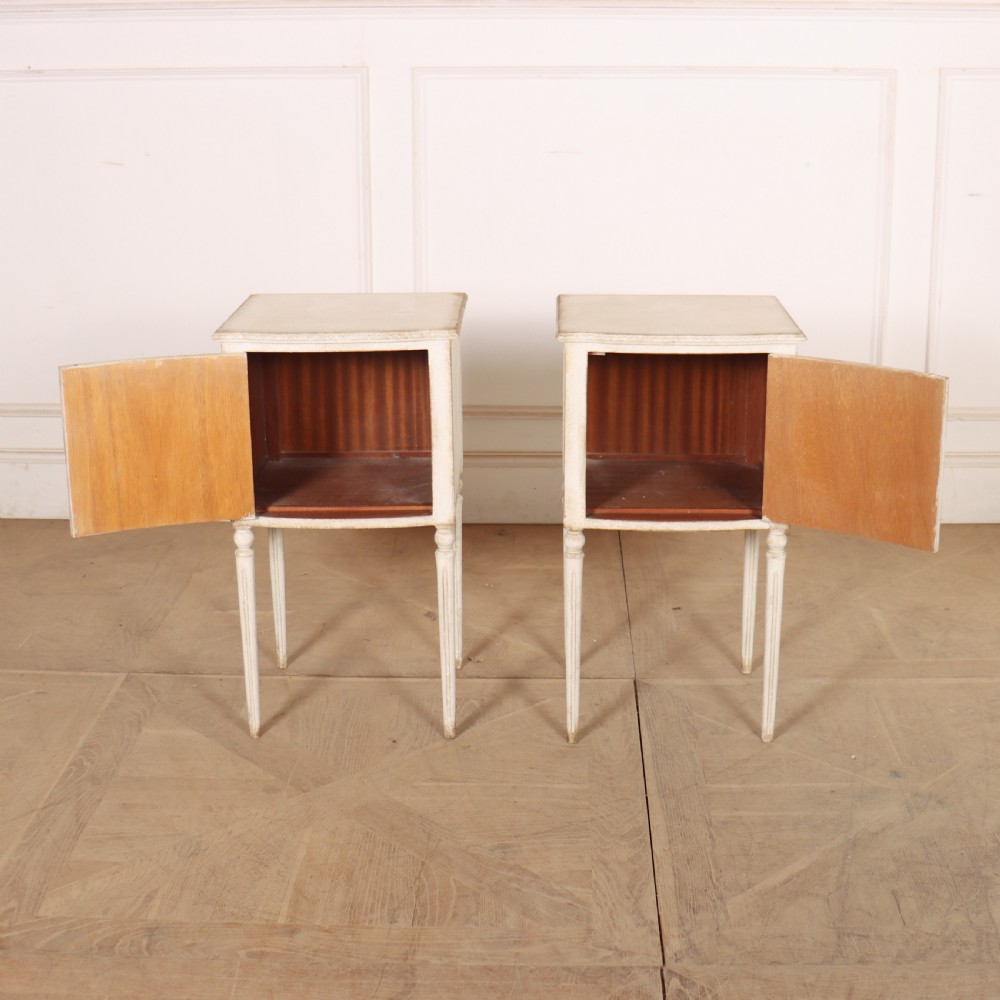 Pair of Swedish Bedside Cabinets View IX