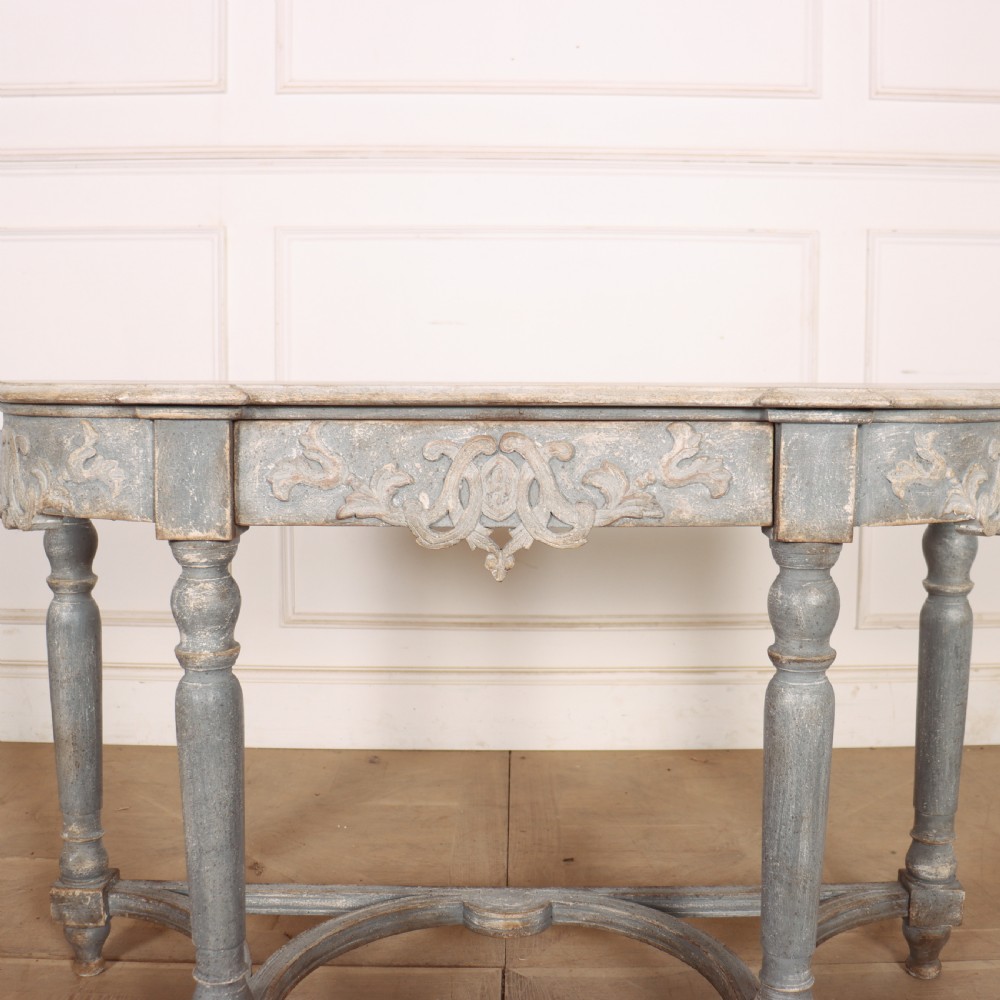 French Painted Console Table View II
