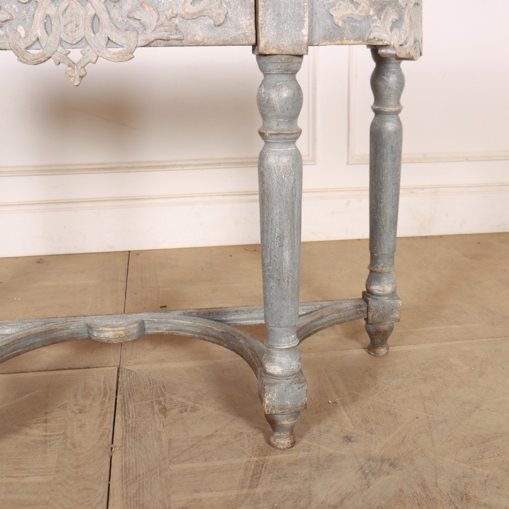 French Painted Console Table View III