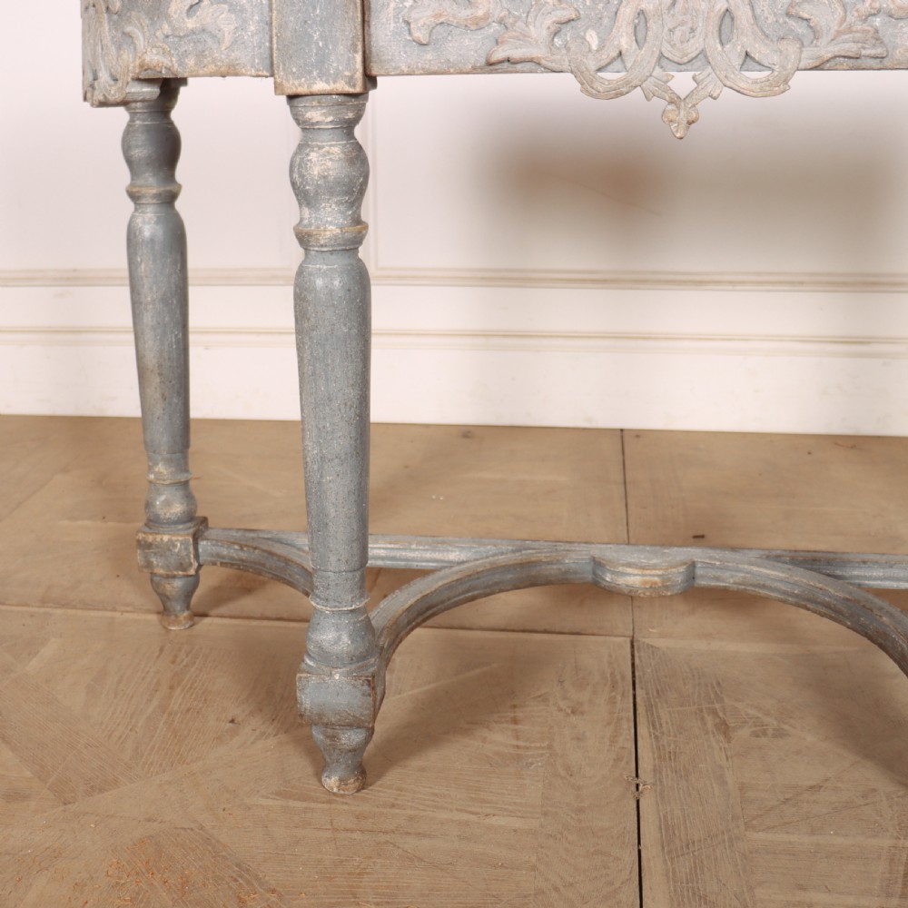 French Painted Console Table View IV