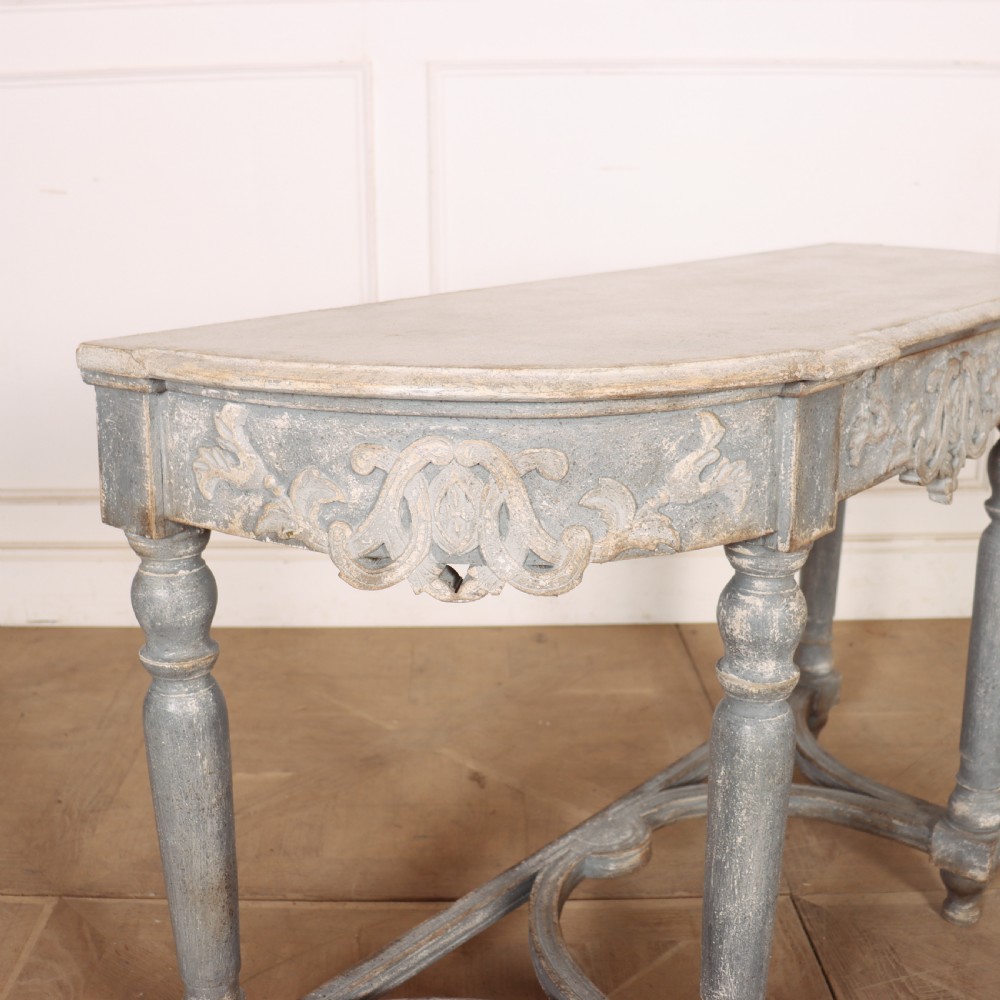 French Painted Console Table View VI
