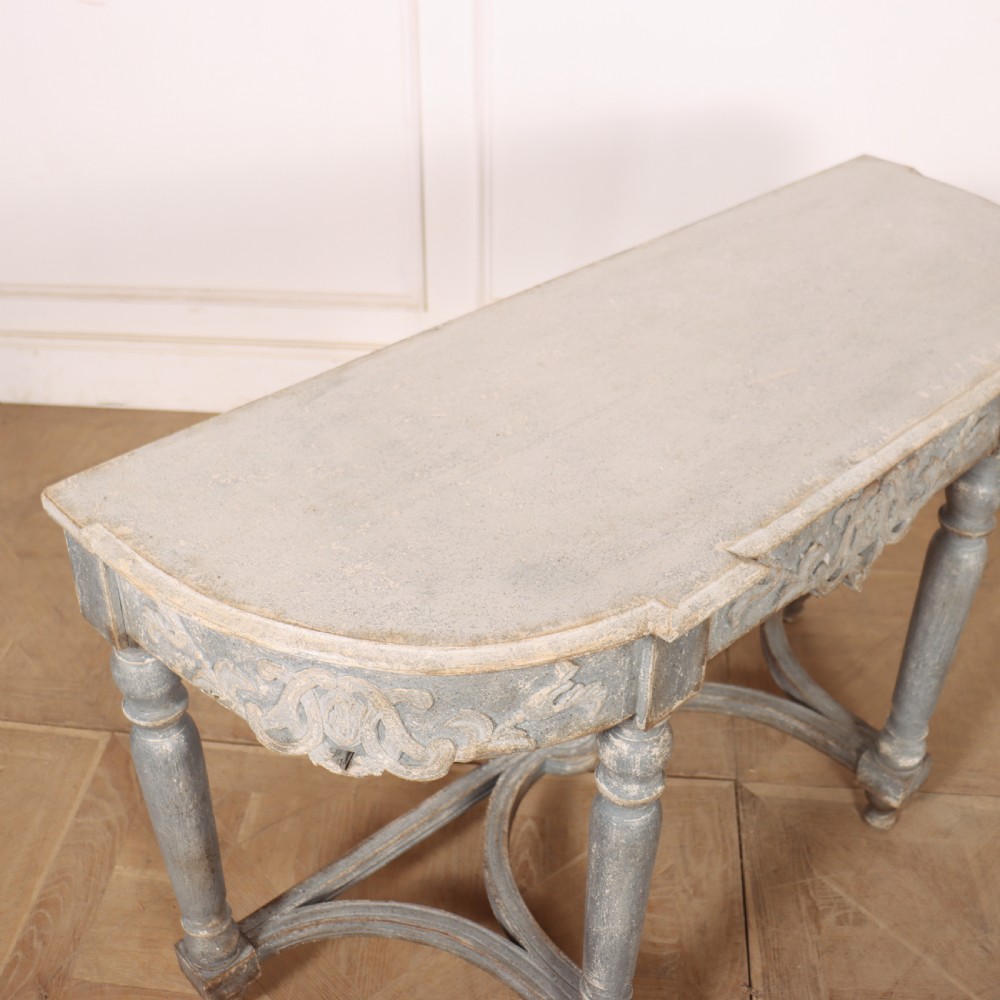 French Painted Console Table View VII