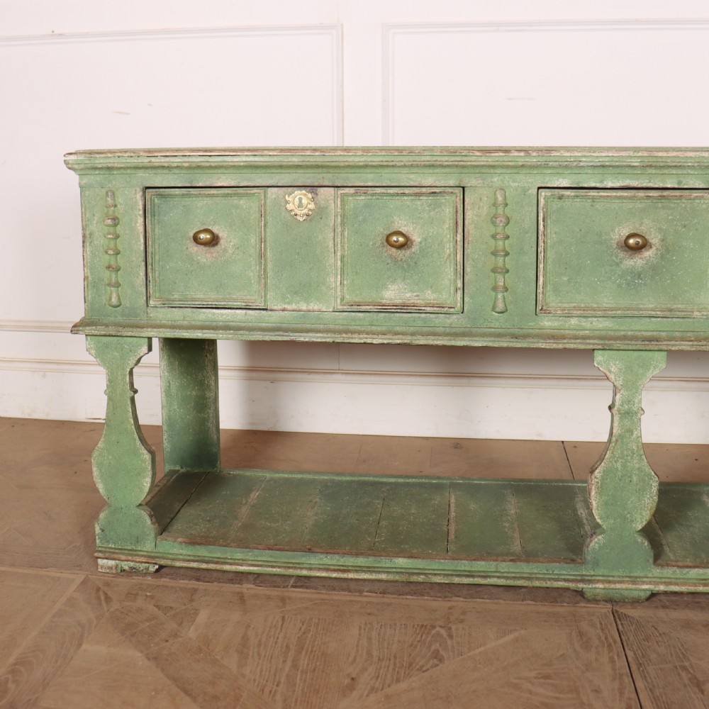 English Painted Dresser Base View II