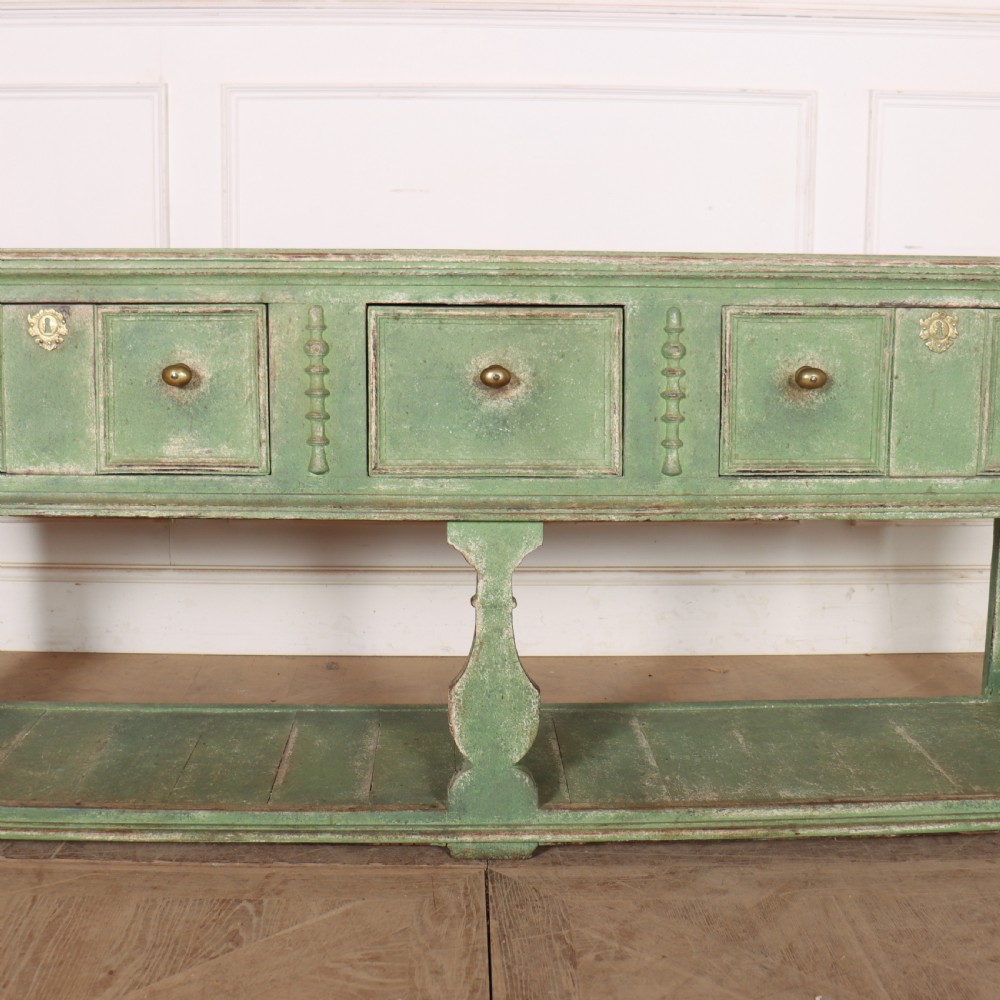 English Painted Dresser Base View III