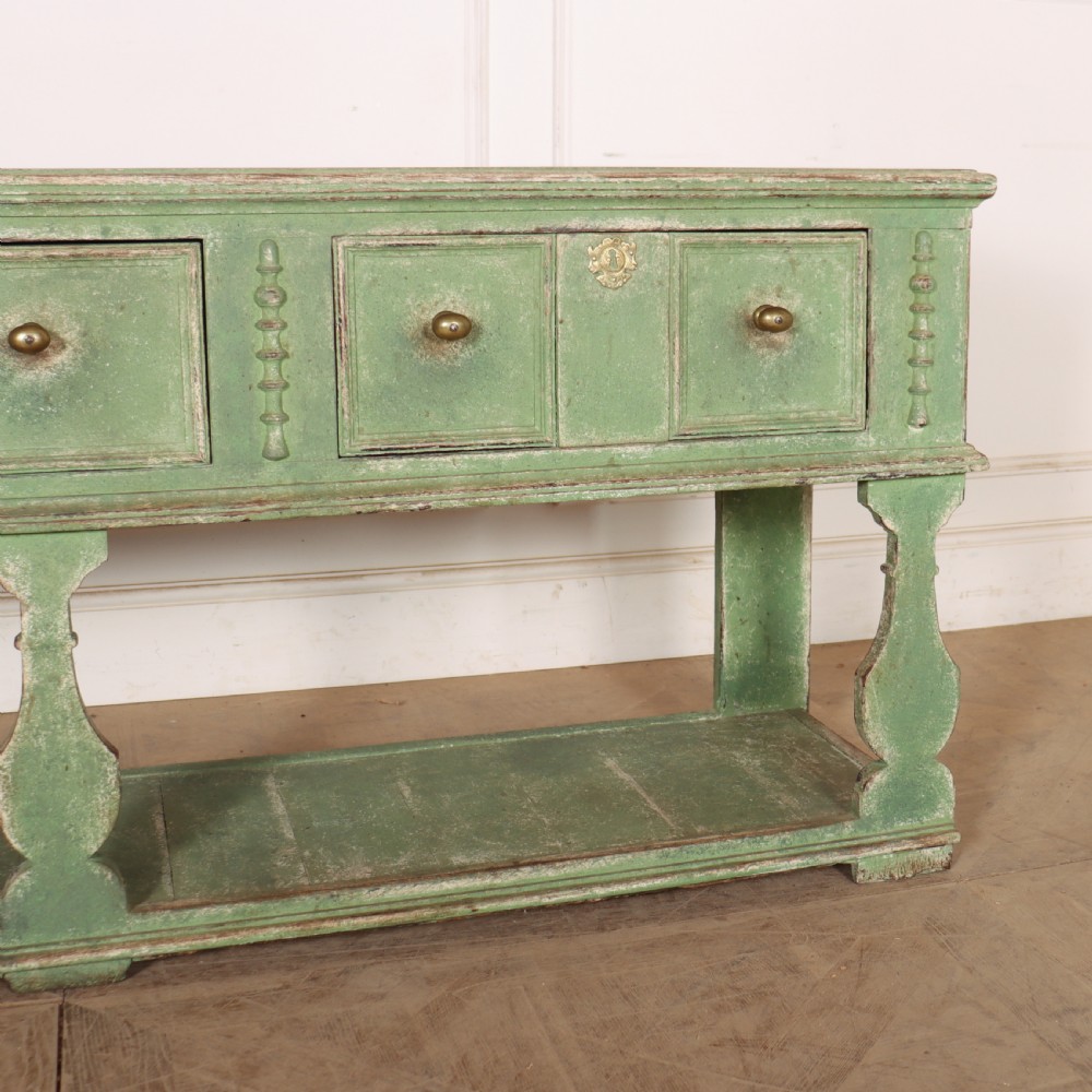 English Painted Dresser Base View IV