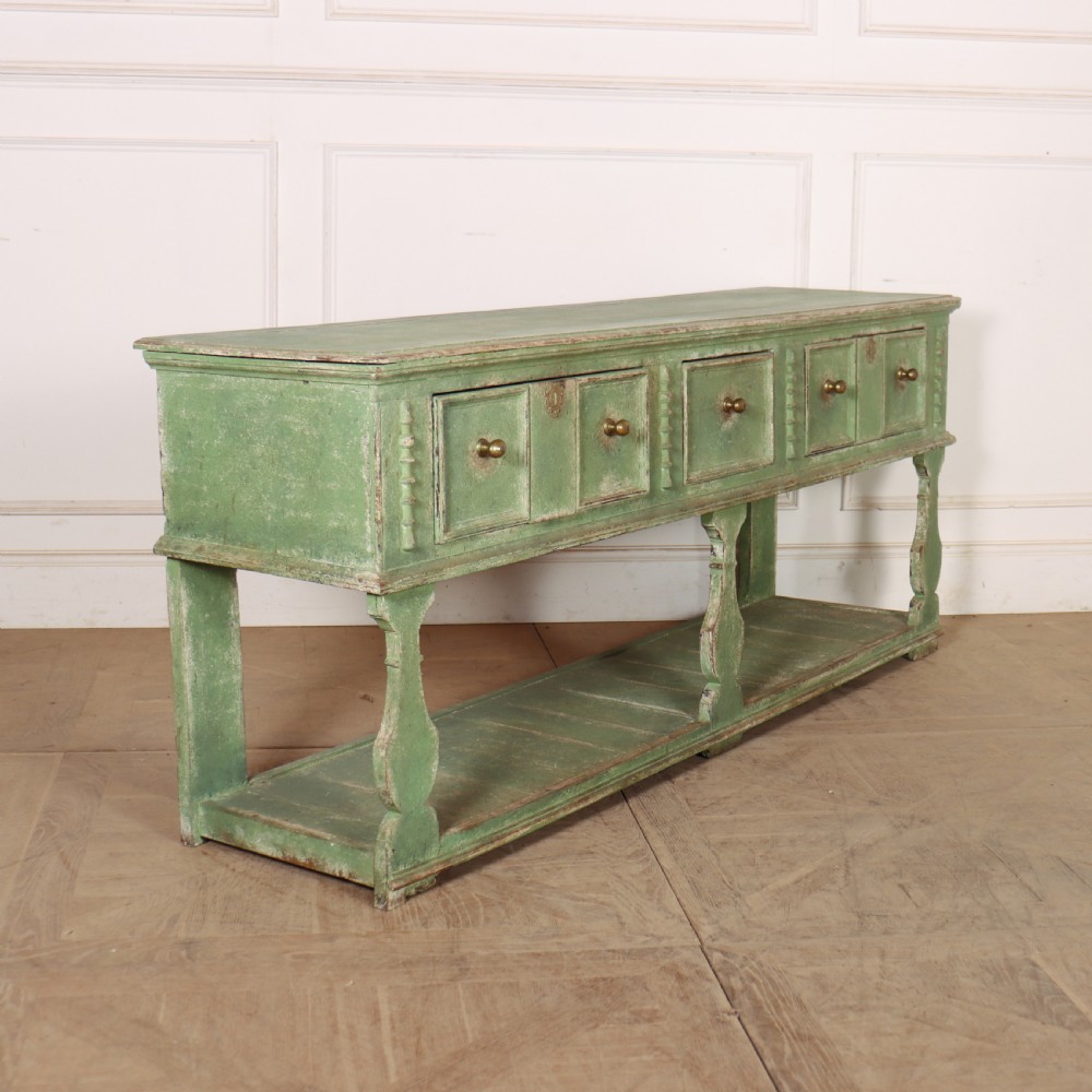 English Painted Dresser Base View IX