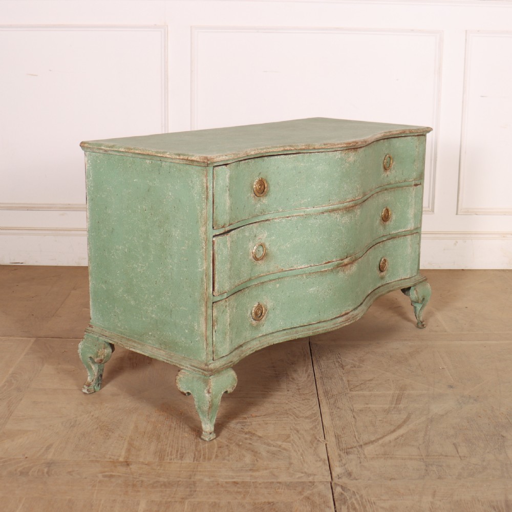 Danish Serpentine Front Commode View VII