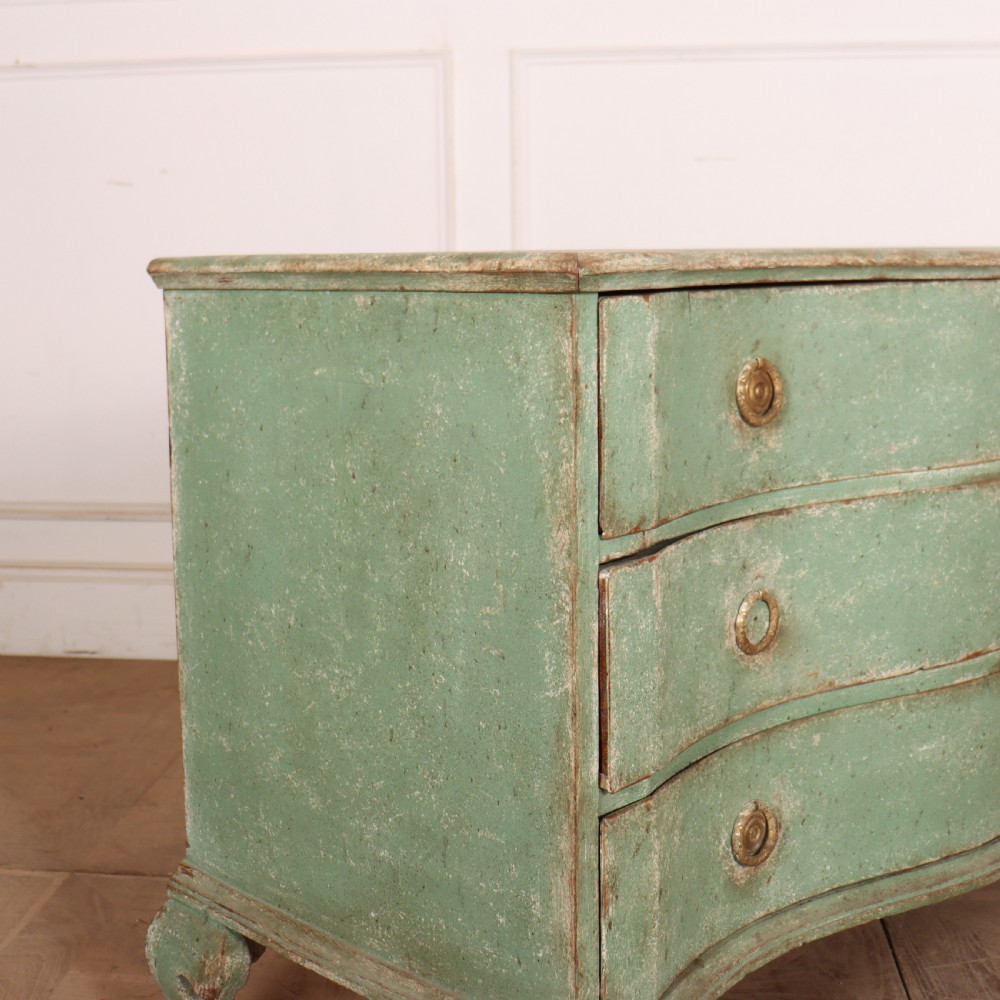 Danish Serpentine Front Commode View IX
