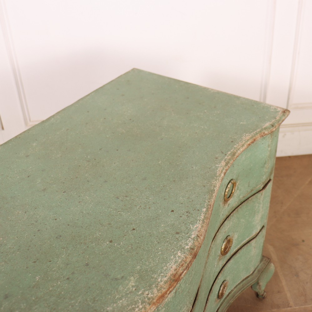 Danish Serpentine Front Commode View XI