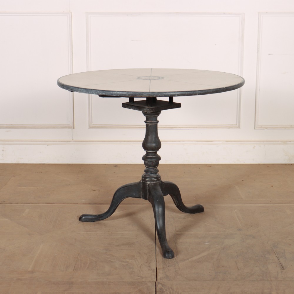 English Tilt-top Table View IV